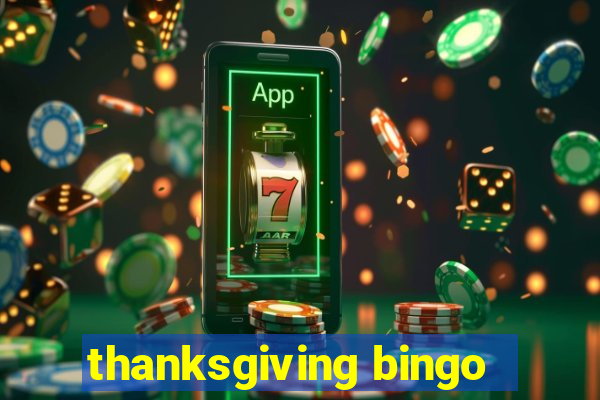 thanksgiving bingo